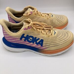 Hoka One Womens Size 11B Mach 5 Impala Orange Running Shoes Training Sneakers